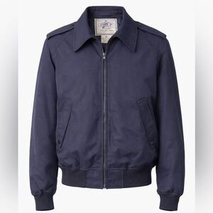 US Coast Guard DSCP‎ Wings Bomber Jacket 46L Removable Liner Navy